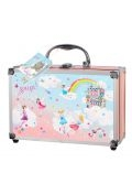 Walizka z kosmetykami do makijażu dla dzieci zestaw 36 el.