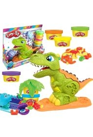 Ciastolina z akcesoriami Dinozaur do wyciskania