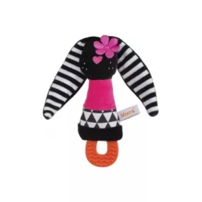 Króliczka piszczek z gryzakiem