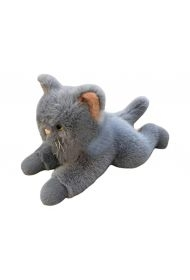 Kot leżący 45cm szary