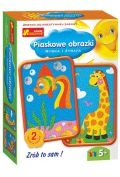 Piaskowe obrazki - Rybka i żyrafa