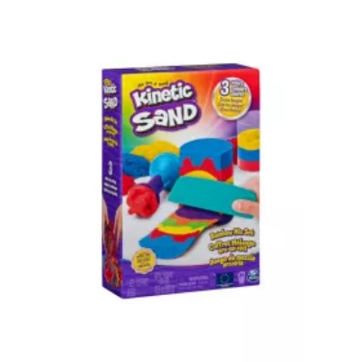 Kinetic Sand Zestaw Tęczowych narzędzi 383g