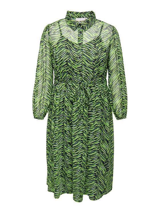 ONLY Carmakoma Sukienka 15289418 Czarny Regular Fit