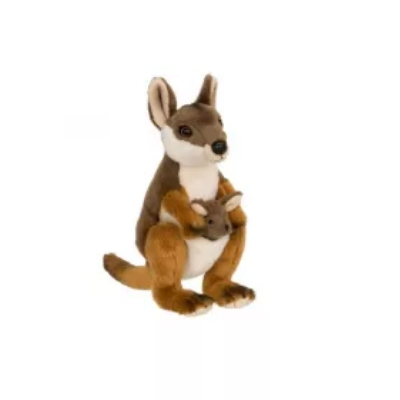 Kangur mama z dzieckiem 20cm WWF