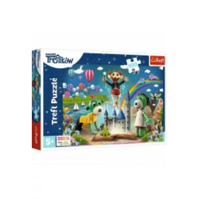 Puzzle 100 el. Bajkowy wieczór z Treflikami