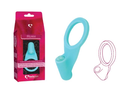 SexShop - FeelzToys - Wibrujący Pierścień - Muvee Penisring - online