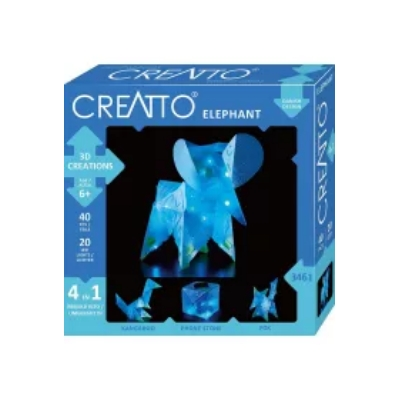 Creatto Świecący Słoń i Przyjaciele KOSMOS