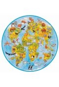 Puzzle XXL okrągłe 49 el. Świat