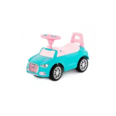 Polesie 84576 Samochód-jeździk SuperCar Nr2 z sygnałem dźwiękowym turkusowy