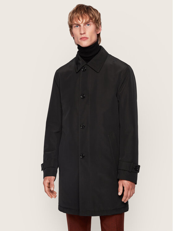 Boss Płaszcz przejściowy Dain 4 50436691 Czarny Regular Fit