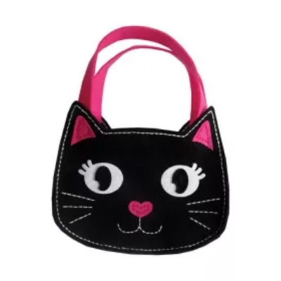 Filcowe Robótki. Mała torebka Kot