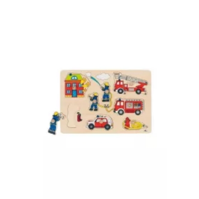 Układanka z uchwytami - straż pożarna