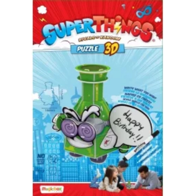 Puzzle 3D SuperThings. Figurka Prof. K