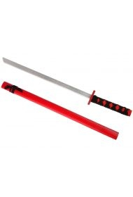 Miecz drewniany czerwony 73cm