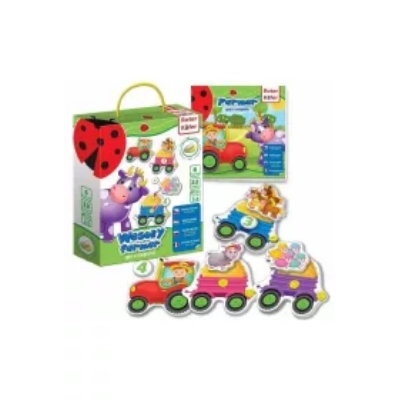 Wesoły farmer. Gra z rzepami