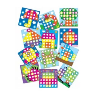 Układanka guzikowa mozaika