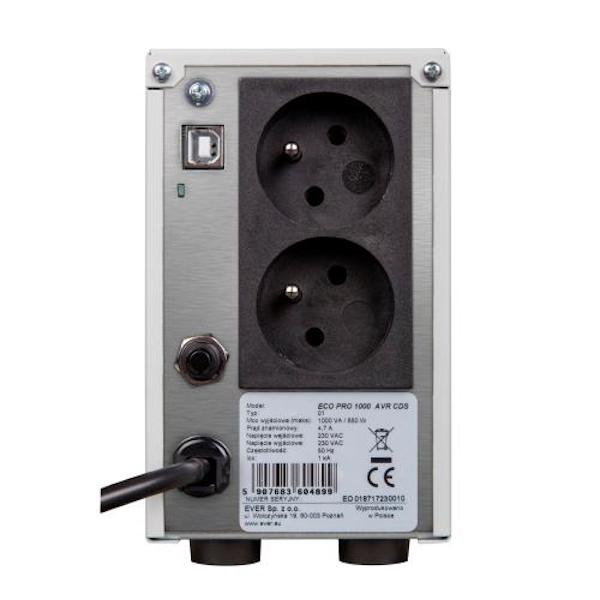 Zasilacz awaryjny UPS Ever W/EAVRTO-001K00/00 650 W
