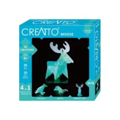 Creatto Świecący Łoś i Przyjaciele KOSMOS