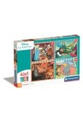 Puzzle 4w1 Super Kolor Disney Classic