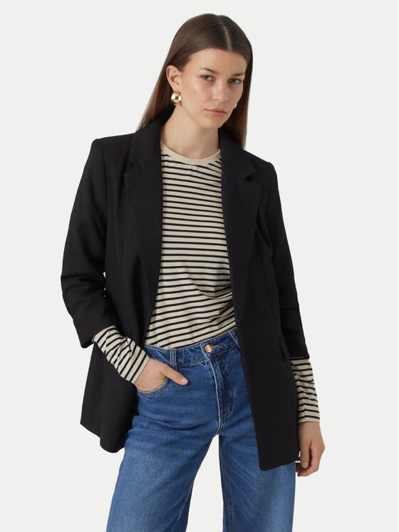 Vero Moda Marynarka Frida 10306404 Czarny Regular Fit