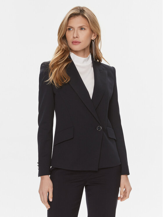 Boss Marynarka Jarinara 50505951 Granatowy Regular Fit