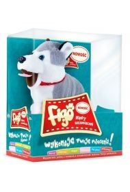 Maskotka interaktywna Figo Pies reagujący na komendy Husky