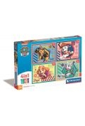 Puzzle 4w1 Super Kolor Psi Patrol