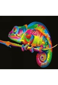 Malowanie po numerach. Kameleon