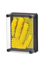 Plastikowy Pin Art żółty